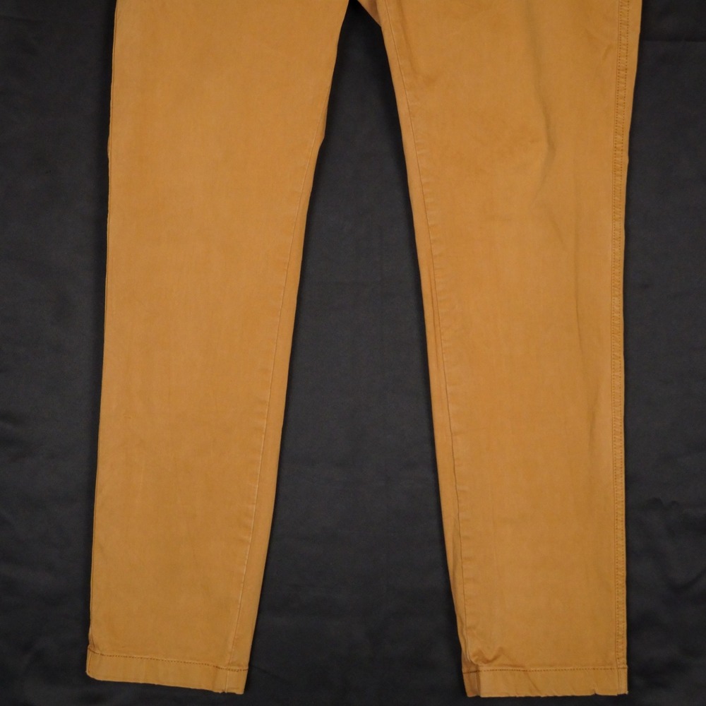 Netplay Chino Pants Mens 32 Tan Heritage Workwear Slim Tapered Cotton - Picture 3 of 12